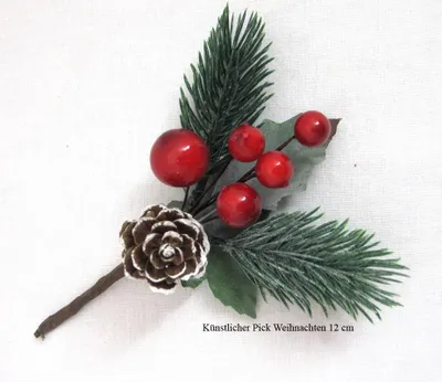 Produktbild von Künstlicher Pick Weihnachten 12 cm