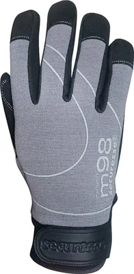 Produktbild von securesse Mechanikerhandschuh m98 Farbe: grau  Größe 8 ,  1  Paar