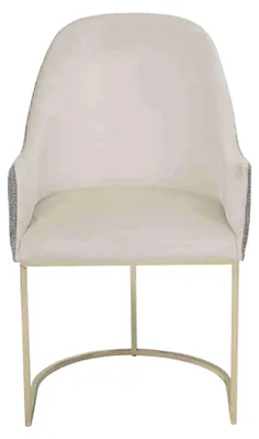 Immagine prodotto di Sedia da pranzo imbottita bianca sedie da cucina sedie di design nuove