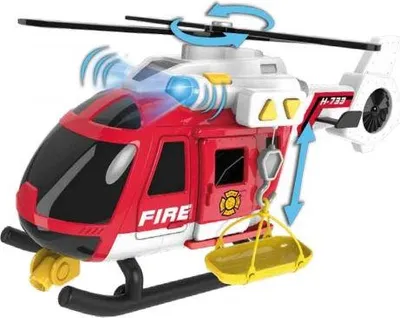 Immagine prodotto di Elicottero dei vigili del fuoco Teamsterz con suoni e luci