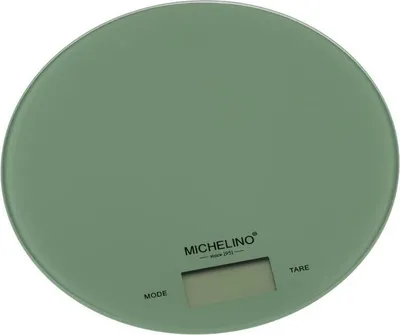 Obrázek produktu pro MICHELINO Digitální kuchyňské váhy řady Leonidas LCD displej Automatické zapnutí/vypnutí Zelená barva