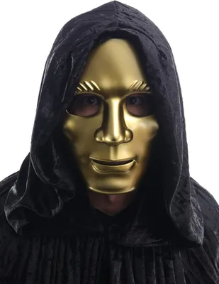 Produktbild von Halloween Maske Mystery Man "No ID" | Gold