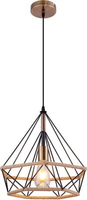 Produktbild von Hängelampe, Hanfseil braun, H 150 cm, ULLEU