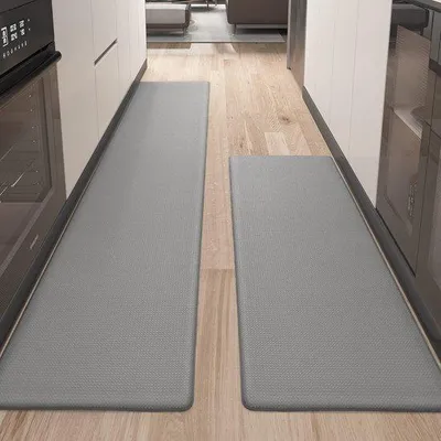 Produktbild von Famanu Küchenläufer, 2 Stück, waschbar, rutschfest - 44 x 120 cm + 44 x 240 cm