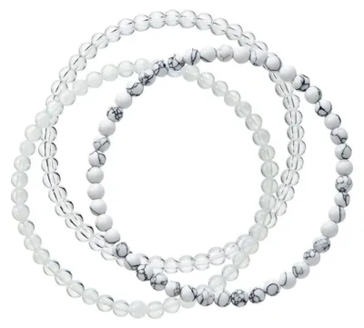Produktbild von Elegantes Set aus Perlenarmbändern 43043.3 weiß