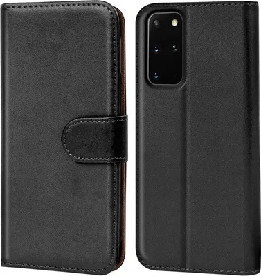 Produktbild von Conie Klapp Tasche für Samsung Galaxy S20 Plus Kartenfach Rundumschutz Hülle in Schwarz