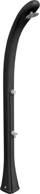 Produktbild von So Happy 28L Formidra - 216x24x26cm HDPE Recyclebar - Fußspülung, Kopfbrause, Mischbatterie Warm/Kalt - Solar Outdoor Dusche 28L  - Anthrazit