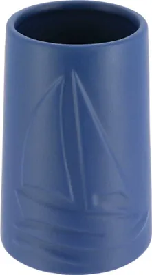 Obrázek produktu pro Koupelnový hrnek Manureva Blue 400 ml Stoneware Modern