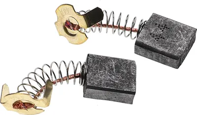 Produktbild von vhbw 2x Kohlebürste 7 x 17 x 17 mm kompatibel mit Hitachi C10FR, C10RA2, C10FC, C10FCB, CC14SE, CB75F, CC12Y, C12FA, C15FB Elektrowerkzeug + Feder