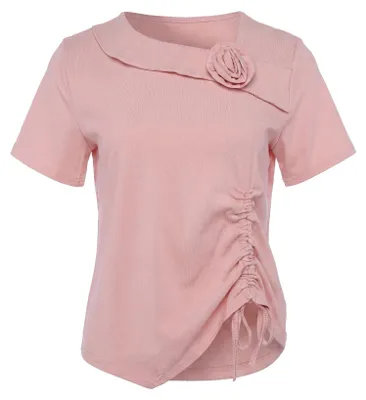 Image de BIANY - Chemisier pour femmes - Rose - Taille S