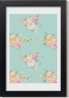 Produktbild von Bild 20x30 MDF-Rahmen, Wandkunst Blumen