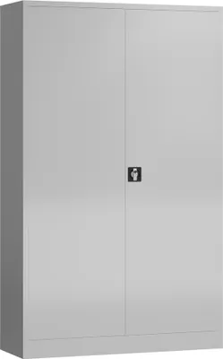Produktbild von ClassiX Stahlschrank X-530380 lichtgrau 120,0 x 60,0 x 194,5 cm, aufgebaut