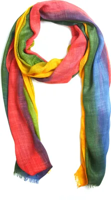 Produktbild von Schal Nora in den Farben des Regenbogens von collezione alessandro