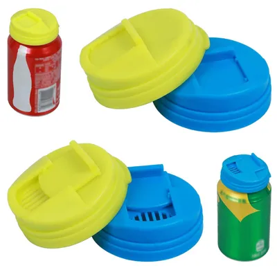 4er-Pack auslaufsichere Dosendeckel für Bier & Softdrinks