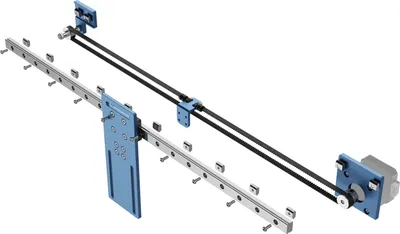 Produktbild von SCULPFUN S6/S9 Graviermäschine Zubehör: X-Achsen-Linearführungs-Upgrade-Kit Direktmontage ohne Bohren