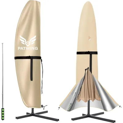 Produktbild von Schutzhülle für Ampelschirm 2-4m, 600D Oxford, Beige, 190x30x81/46cm