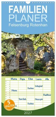 Produktbild von Familienplaner 2027 - Felsenburg Rotenhan mit 5 Spalten (Wandkalender, 21 x 45 cm) CALVENDO