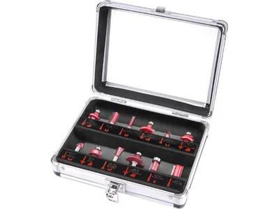 Immagine prodotto di EXTOL CRAFT 44037 Taglierina per legno, con lame SK, set di 12 pezzi