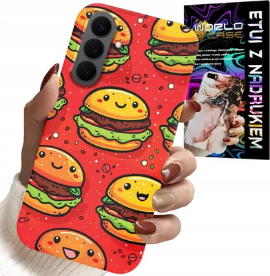 Image de Etui Do Samsung Galaxy S26 - Słodkie Uśmiechnięte Burgery Pokrowiec