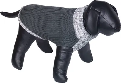 Produktbild von Nobby Hundepullover Fargo grau, Länge: 23 cm