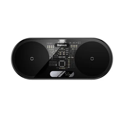 Immagine prodotto di Baseus 2In1 20W Digital Led Display Cuffie, auricolari, Smartphone Nero USB Ricarica senza fili Interno