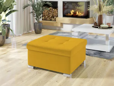 Obrázek produktu pro Taburetka do obýváku NELLI 1 - žlutá 2
