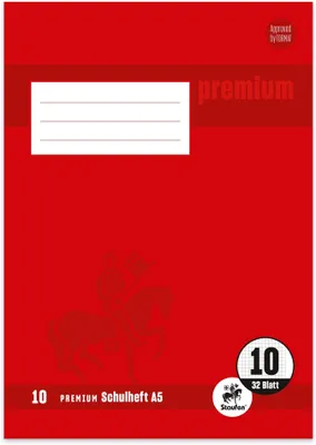 Image de Staufen® 734010610 Heft PREMIUM LIN 10 - A5, 32 Blatt, 90 g/qm, kariert mit Rand