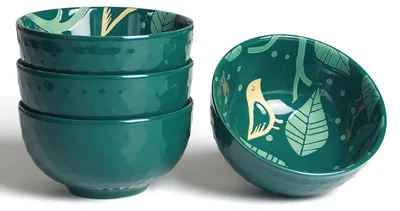 Porzellan-Müslischalen 350 ml, 4er-Set, spülmaschinengeeignet