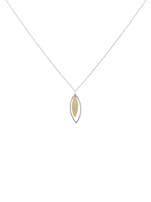 Produktbild von MIAMAR 1140628 Damen Collier Sterling-Silber 925 Bicolor Gold 64 cm