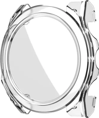 Produktbild von Strap-it Hartschalenkoffer mit Glasbildschirmschutz - passend für Garmin Fenix 8 - 47mm (transparent)