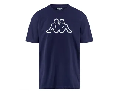 Produktbild von Kappa Herren KURZARM-T-SHIRT Blau 303HZ70_BL193 : Größe - L Größe: L