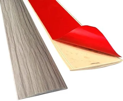 Obrázek produktu pro Přechodový profil 5 cm, vinyl, šedý, 1 m, pro dlažbu, laminát a parkety