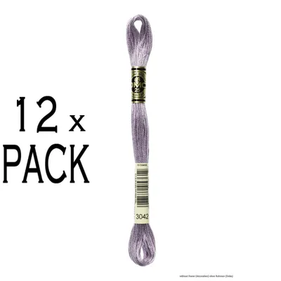 Produktbild von 12x DMC-Stickgarn Mouline Special 117MC -3042, 6-fädig, 8m