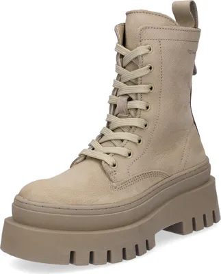 Produktbild von Tamaris Damen Leder Schnürboot taupe