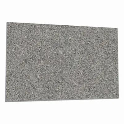 Produktbild von Wallario Herdabdeckplatte aus Glas, Größe 80 x 52 cm 2-teilig, Motiv Muster grauer Marmor Optik -Granit - marmoriert