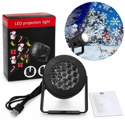 Zdjęcie produktu dla Projektor śniegu LED