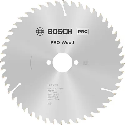 Produktbild von PRO Wood Kreissägeblatt, 190 x 2 x 30 mm, Z48