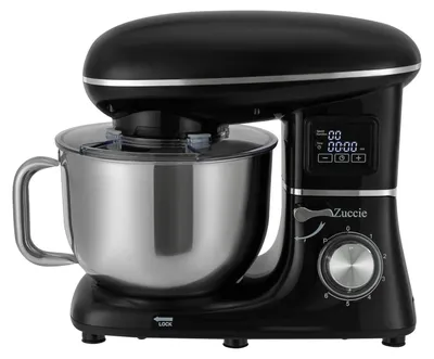 Zdjęcie produktu dla Robot kuchenny – maszyna do wyrabiania ciasta – 6,5 l – 1500 W – wyświetlacz LCD – kompaktowy – do pieczenia w domu