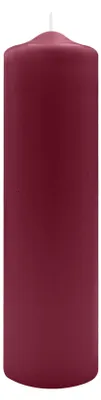 Produktbild von Spitzkopf Stumpen Kerzen Burgund Rotbraun 30 x Ø 8 cm, 6 Stück