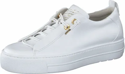 Produktbild von paul green 0068-5017-008/Pauls Damen Halbschuh Sneaker Sport Schnürer zum schnüren weiß 5017-008 : 41/2