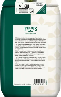 Immagine prodotto di Fuchs 380788006 Fuchs Pfeffer schwarz gemahlen Gewürz, 1,0 kg