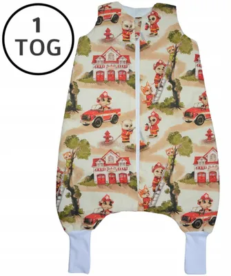 Produktbild von Ankras Schlafsack mit Beinen 74-86 cm 1 TOG 100% Baumwolle