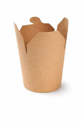 Produktbild von RyanPack Nudelbox aus Pappe – Take-away Box für Nudel & Döner – Braun – 780 ml – 50 Stück