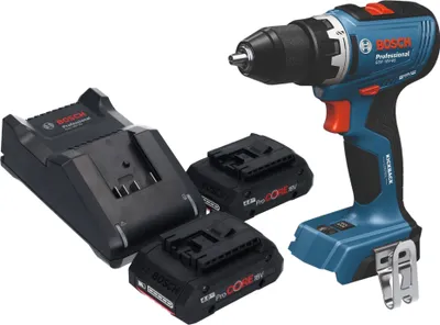 Produktbild von Bosch GSB 18V-65 Professional Akku Schlagbohrschrauber 18 V 65 Nm Brushless + 2x ProCORE Akku 4,0 Ah + Ladegerät