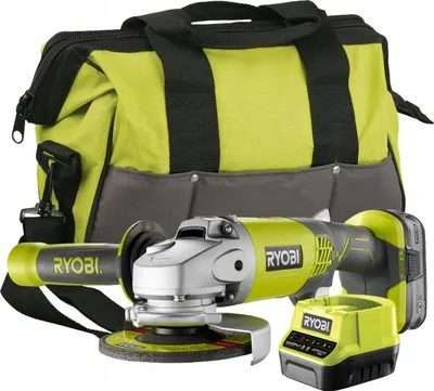 Zdjęcie produktu dla Szlifierka kątowa akumulatorowa Ryobi 18 V