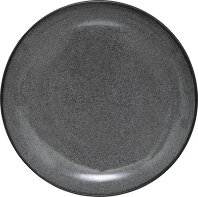 Produktbild von Speiseteller "diane" aus grauer keramik d27cm - SG Secret de Gourmet