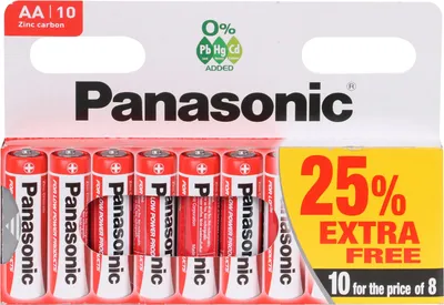 Produktbild von Panasonic AA-Batterien 10 Stück, R06