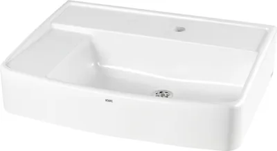 Obrázek produktu pro Umyvadlo do třídy KWC AR, SIRIUS, MIRANIT, 600x150x450 mm, s otvorem pro baterii