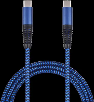 Image de 2GO 797194 2GO USB Ladekabel - blau - 100cm USB Type-C auf USB Type-C