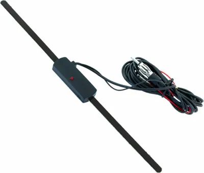 Produktbild von Interne AM/FM Autoantenne für Autoscheibe, 28 cm Antenne, 110 cm Kabel, 12V